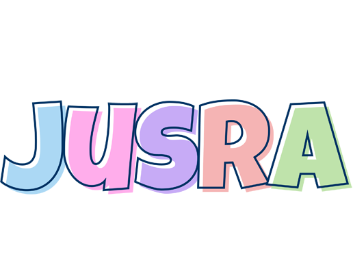 Jusra pastel logo
