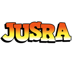 Jusra sunset logo