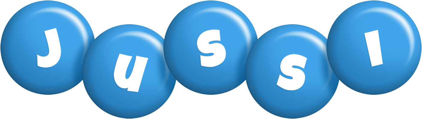 Jussi candy-blue logo