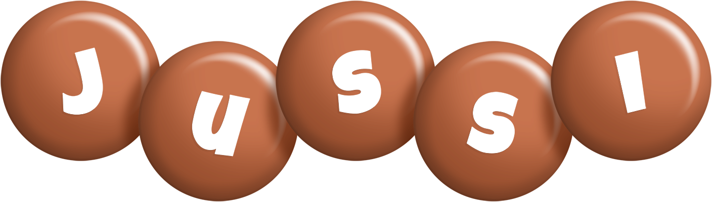 Jussi candy-brown logo