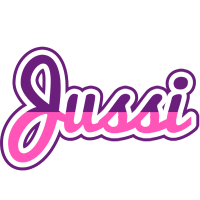 Jussi cheerful logo