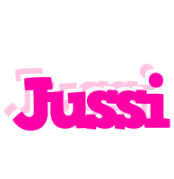 Jussi dancing logo