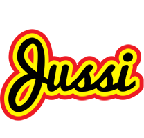 Jussi flaming logo