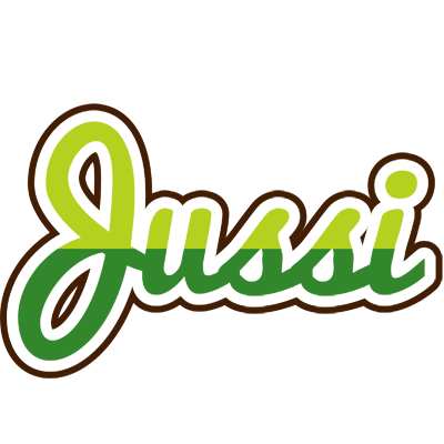 Jussi golfing logo