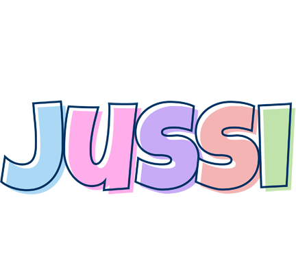 Jussi pastel logo