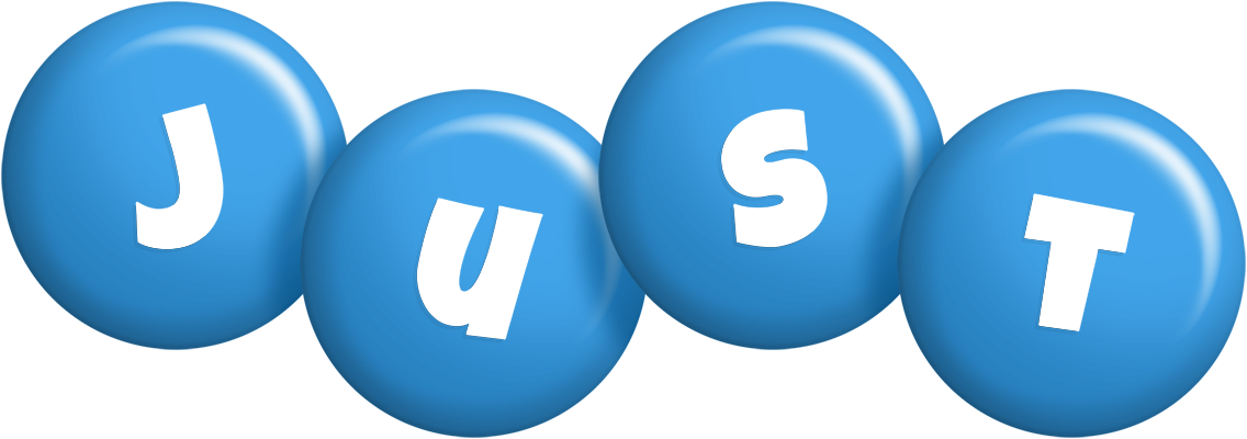 Just candy-blue logo