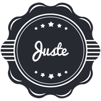 Juste badge logo