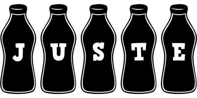 Juste bottle logo