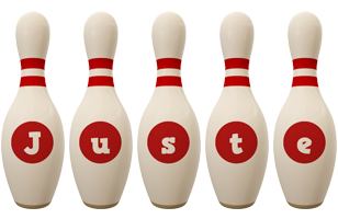 Juste bowling-pin logo