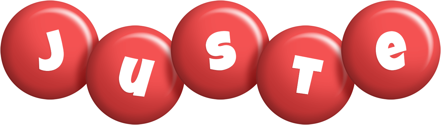 Juste candy-red logo