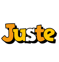 Juste cartoon logo