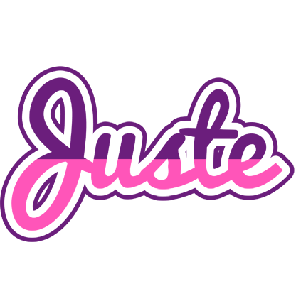 Juste cheerful logo