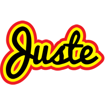 Juste flaming logo