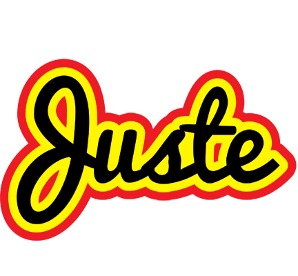 Juste flaming logo