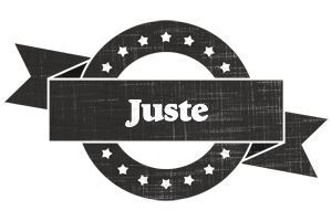 Juste grunge logo