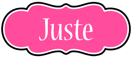 Juste invitation logo