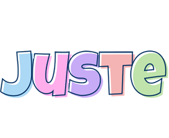 Juste pastel logo