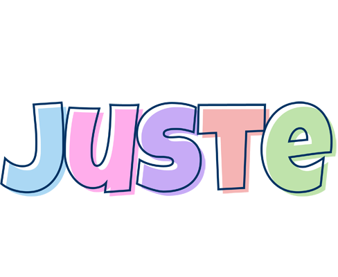Juste pastel logo