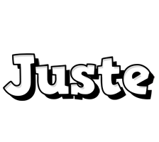 Juste snowing logo