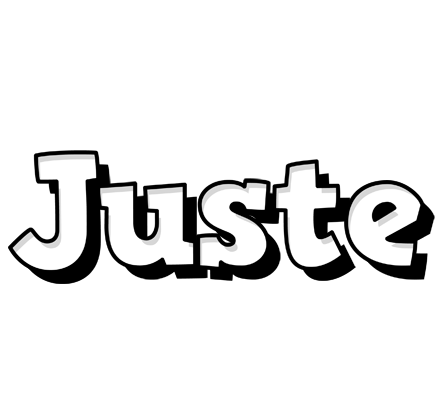 Juste snowing logo