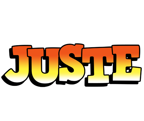 Juste sunset logo