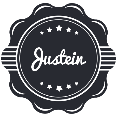 Justein badge logo