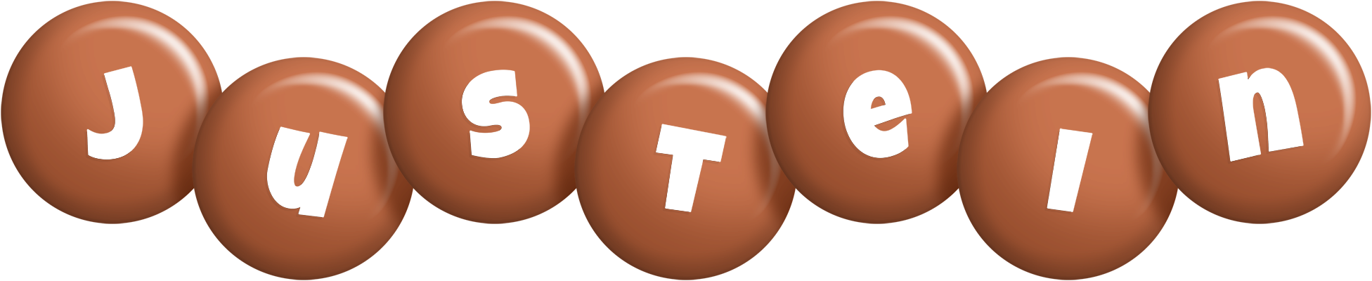 Justein candy-brown logo