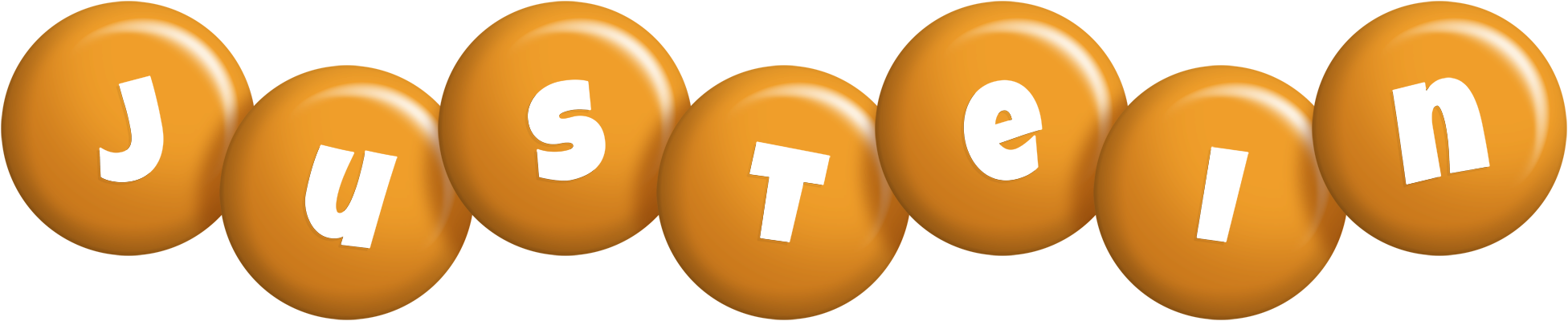 Justein candy-orange logo