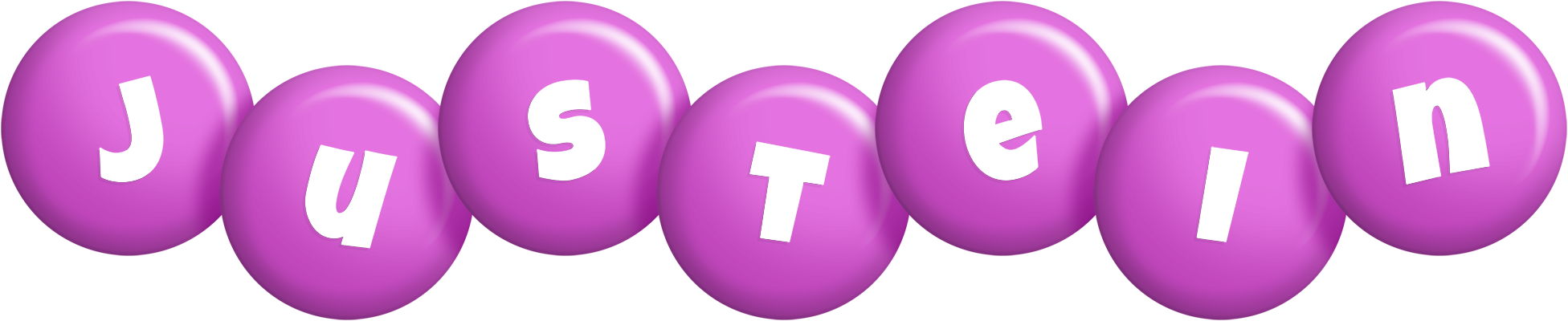 Justein candy-purple logo