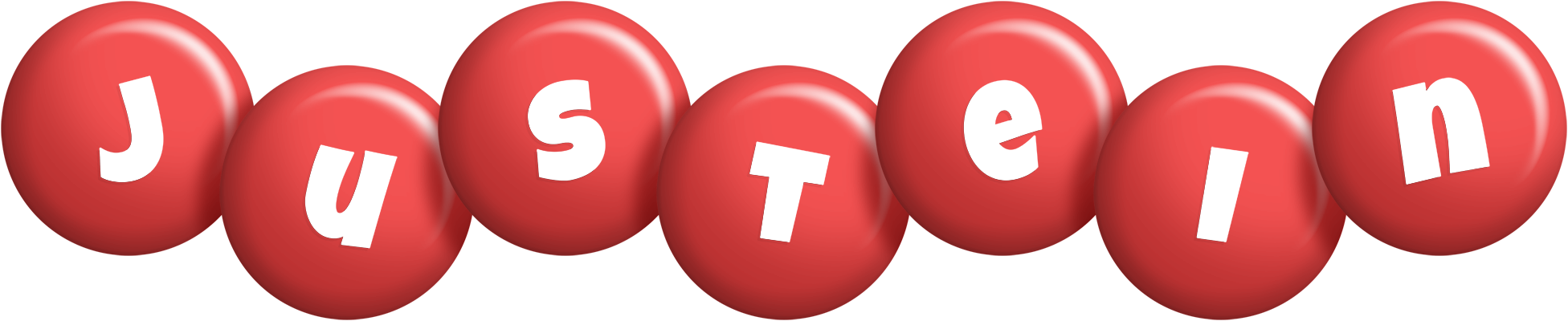Justein candy-red logo