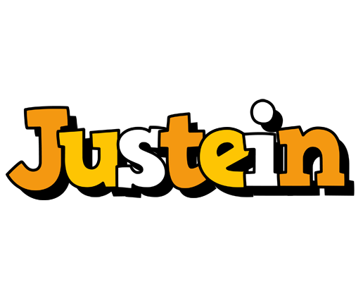 Justein cartoon logo