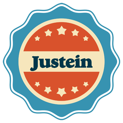 Justein labels logo