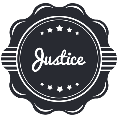 Justice badge logo