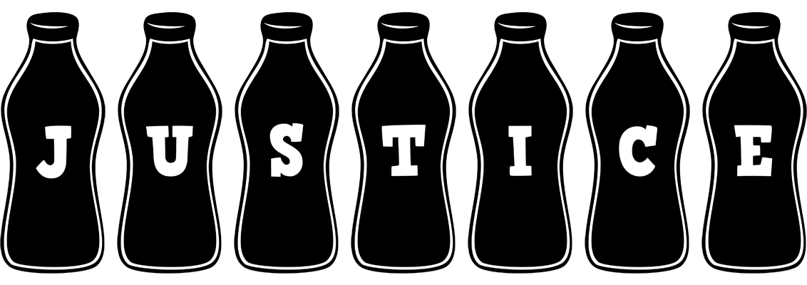 Justice bottle logo