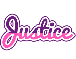 Justice cheerful logo
