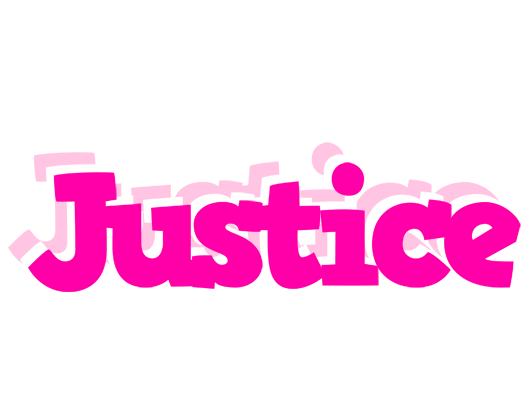 Justice dancing logo
