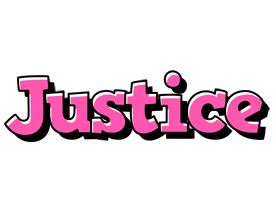 Justice girlish logo