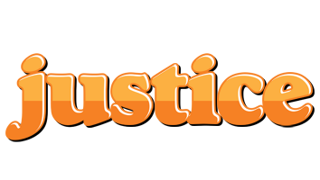 Justice orange logo