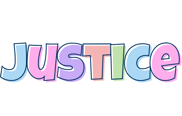 Justice pastel logo