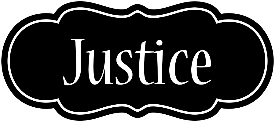 Justice welcome logo