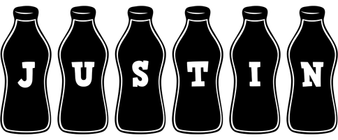 Justin bottle logo