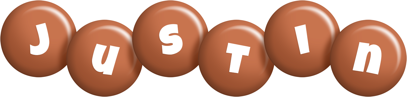 Justin candy-brown logo