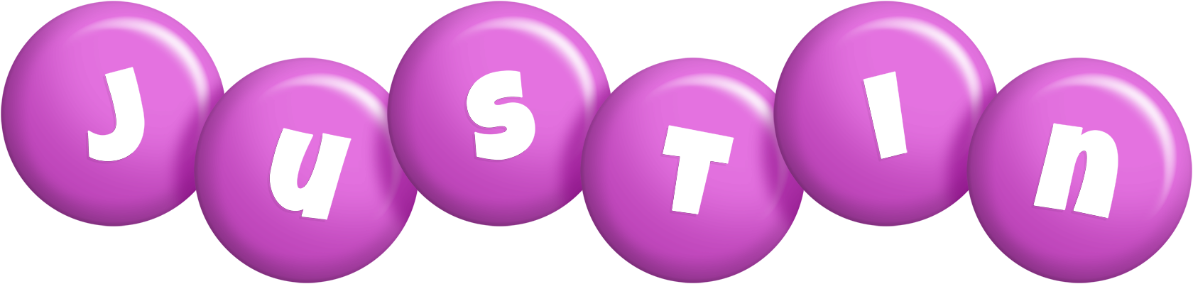 Justin candy-purple logo