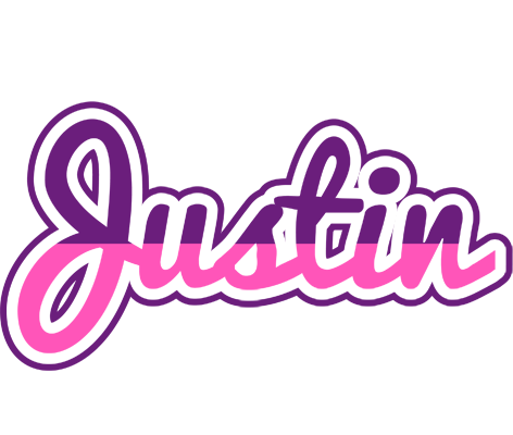 Justin cheerful logo