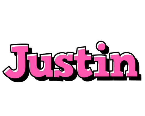Justin girlish logo