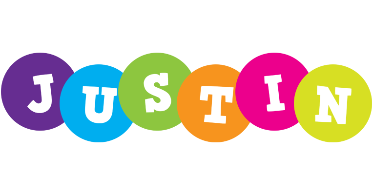 Justin happy logo