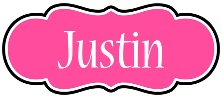 Justin invitation logo