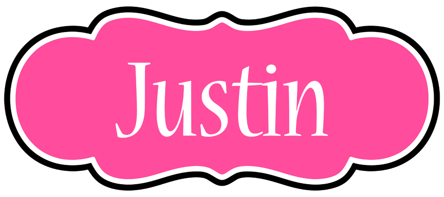 Justin invitation logo