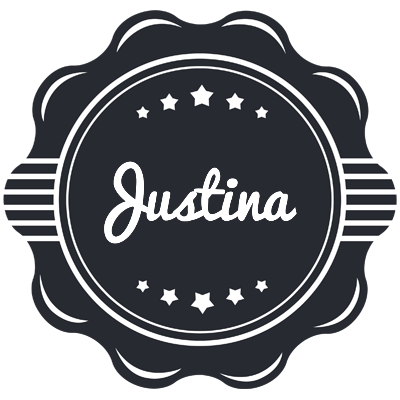Justina badge logo