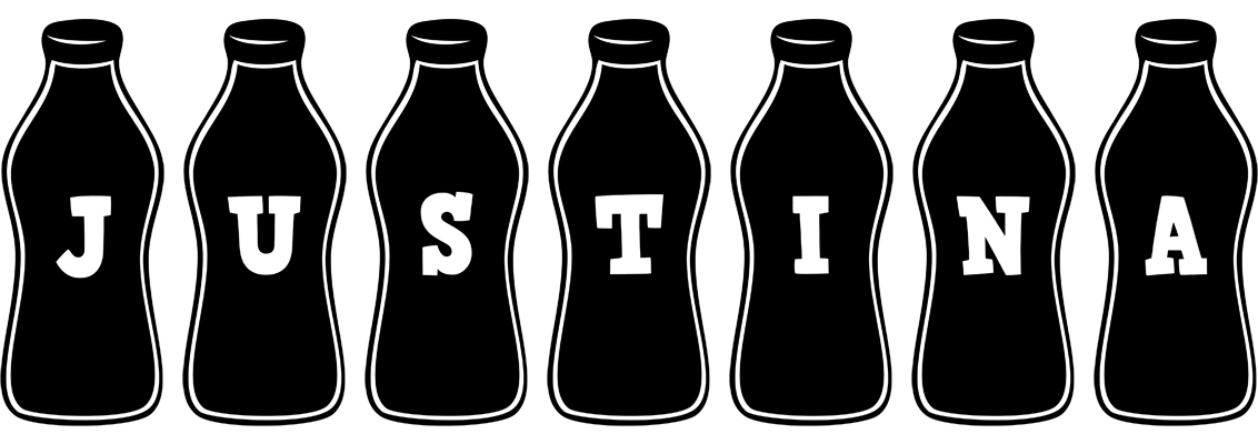 Justina bottle logo